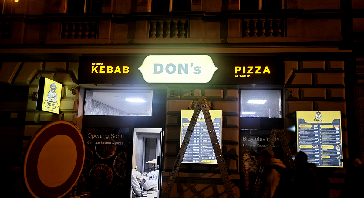 Branding provozoven Don's Kebab